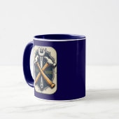 Mug Hard Work Tools Worker Pride Labor Day Design (Devant gauche)