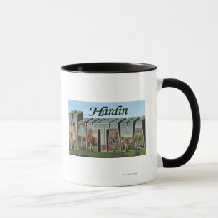 Mug Hardin, Montana - Scènes de grandes lettres