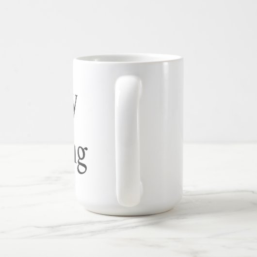 Mug Hardly Working マグカップ (Poignée)