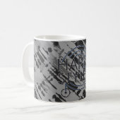 Mug HARDSTYLE DJ - metal design (Devant gauche)