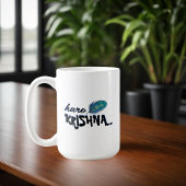 Mug "Hare Krishna" Peacock Feather Hindu