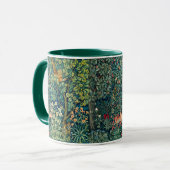 Mug Hares d'ANIMAUX FORESTIERS, Oiseau de faisan, Vert (Devant gauche)