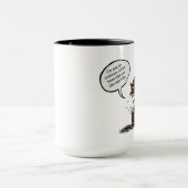 Mug Haricot de café effrayant (Centre)