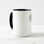 Mug Haricot de café effrayant (Devant gauche)