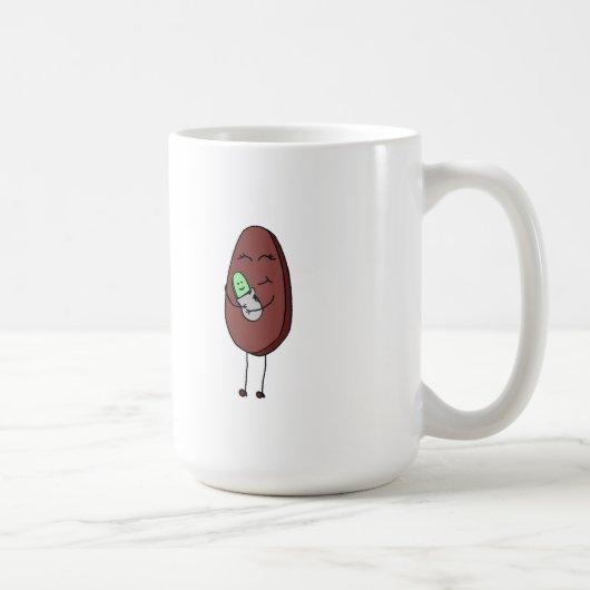 Mug Haricot de maman et de bébé ! (Droite)