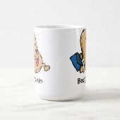 Mug Haricot humain à travailler (Centre)