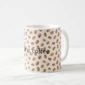 Mug Haricots de café à la crème (Devant droit)