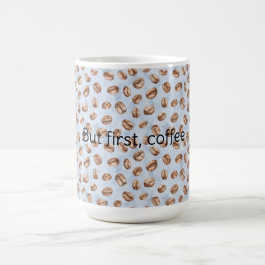 Mug Haricots de café bleus (Centre)