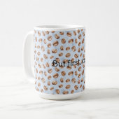 Mug Haricots de café bleus (Devant gauche)