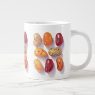 MUG HARICOTS JELLY D'AUTOMNE Grand Mug Blanc