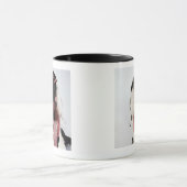 Mug Harlequin great dane avec la bouche ouverte, plan (Centre)