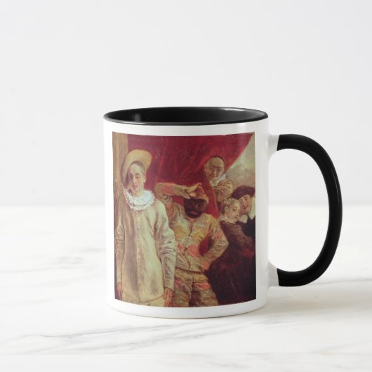 Mug Harlequin, Pierrot et Scapin, acteurs de COM (Droite)