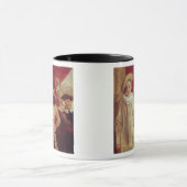 Mug Harlequin, Pierrot et Scapin, acteurs de COM (Centre)