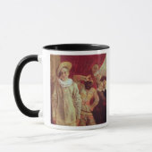 Mug Harlequin, Pierrot et Scapin, acteurs de COM (Gauche)