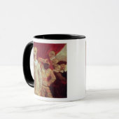 Mug Harlequin, Pierrot et Scapin, acteurs de COM (Devant gauche)