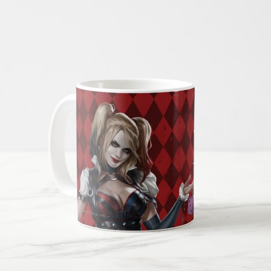 Mug Harley Quinn Avec Dice Fuzzy (Devant gauche)