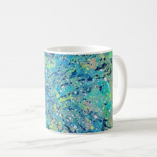Mug Harmoni Série n°1 – Résonance Abstrait (Devant droit)