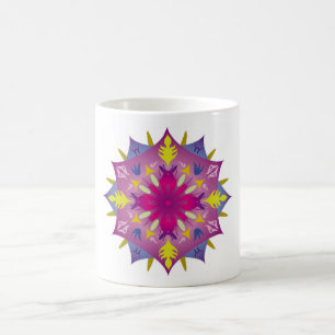 Mug Harmonie colorée Mandala Energy Wheel Flower