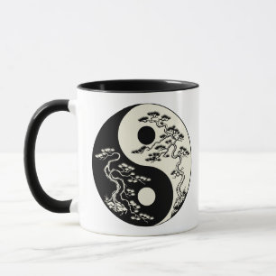 Mug Harmonie dans la nature Yin Yang Arbres Bonsaïs