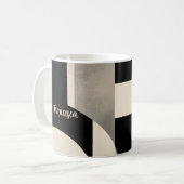 Mug Harmonie dans les tons : Composition Abstraite de (Devant gauche)
