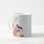 Mug Harmonie d'automne - Cosy Fall Crow et Citrouilles (Devant gauche)
