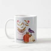 Mug Harmonie d'automne - Cosy Fall Crow et Citrouilles (Gauche)
