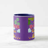 Mug Harmonie de bateau dragon royal pourpre (Centre)