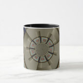 Mug Harmonie de couleurs abstraites modernes Art graph (Centre)