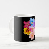 Mug Harmonie de printemps - Bouquet de fleurs mixtes à (Devant gauche)