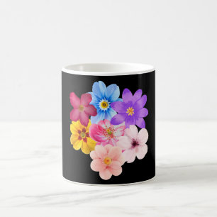 Mug Harmonie de printemps - Bouquet de fleurs mixtes à