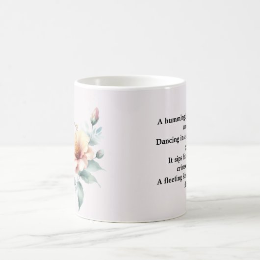 Mug Harmonie des colibris avec un Hibiscus élégant (Centre)