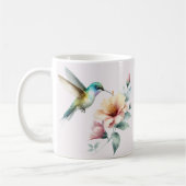 Mug Harmonie des colibris avec un Hibiscus élégant (Gauche)