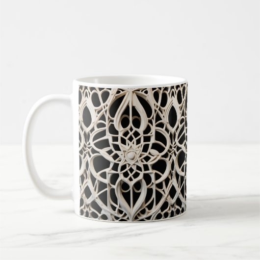 Mug harmonie élégante, beauté, chef-d'oeuvre, blanc, n (Gauche)