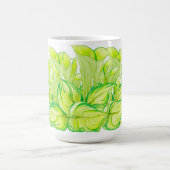 Mug 'Harmonie en vert' sur une musique classique (Centre)