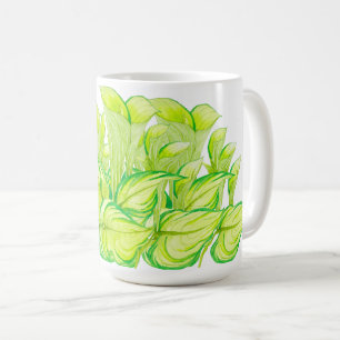 Mug 'Harmonie en vert' sur une musique classique