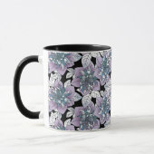 Mug Harmonie florale blanche et rose (Gauche)