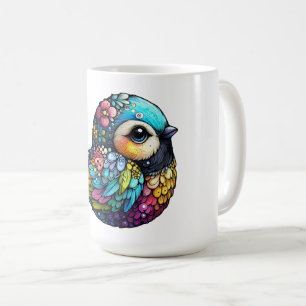 Mug Harmonie florale des oiseaux