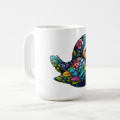 Mug Harmonie florale des oiseaux (Devant gauche)