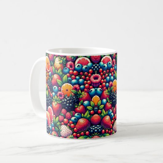 Mug Harmonie fruitée : Symphonie de la générosité de l (Devant gauche)