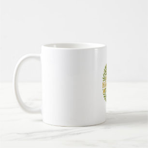 Mug Harmonie – Nature Élégante Verte & Dorée Inspirée