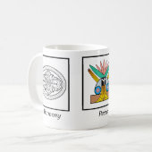 Mug Harmonie, paix et liberté (Devant gauche)