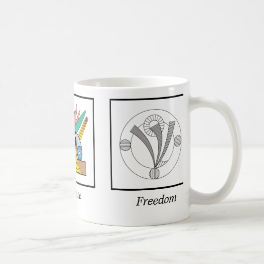 Mug Harmonie, paix et liberté (Droite)