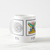 Mug Harmonie, paix et liberté dans le Japonais (Devant gauche)