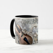 Mug Harmonisation de la technologie, illustration musi (Devant gauche)