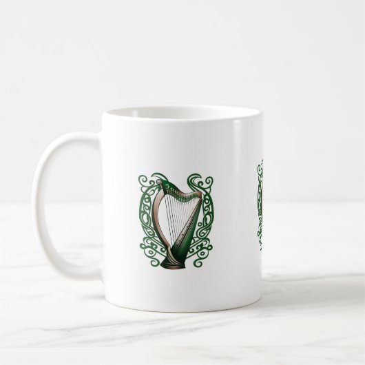 Mug Harp de Trèfle Irlandais (Gauche)