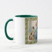 Mug Harpe et chien, Shamrock, Saint Patrick's Day, Vin (Gauche)