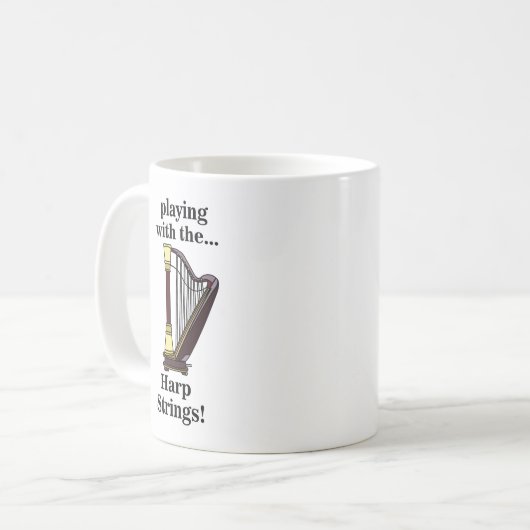 Mug Harpe musicale Instrument Harpe (Devant gauche)