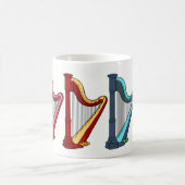 Mug harpes d'arc-en-ciel (Centre)