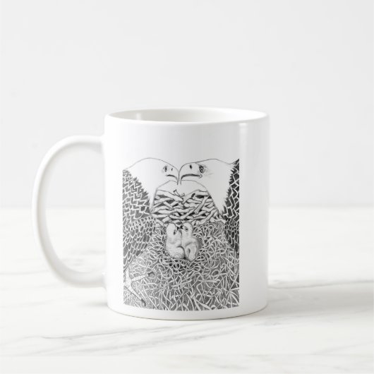 MUG HARRIET + M EAGLES SORTE DE JUMEAUX FRATERNES (Gauche)