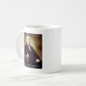 Mug Harriet Ward Beecher Citation sur la gratitude Sag (Devant gauche)